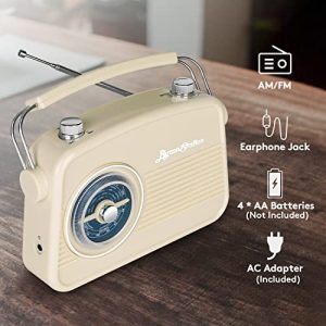 ByronStatics Portable Radio AM FM