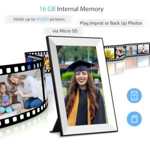 Frameo 10.1 Inch WiFi Digital Picture Frame – 32GB