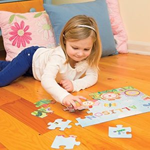 Personalized Jigsaw Puzzle for Kids - Flowers
