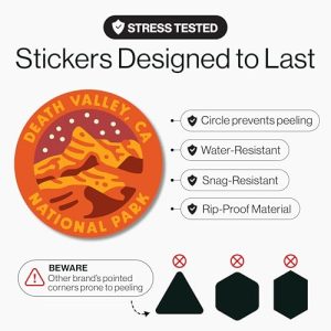 National Parks Water Bottle & Stickers Kit