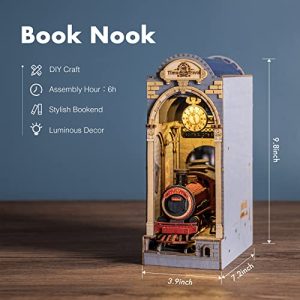 ROBOTIME DIY Book Nook Kit: Time Travel Edition