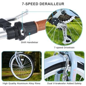 Women’s Beach Cruiser Bike – 26 Inch Adjustable Seat