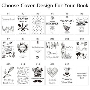Personalized Leather Recipe Book: Custom Family Cookbook