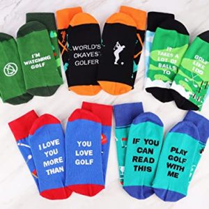 Jeasona Men’s Funny Funky Dress Crew Socks