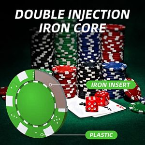 300PCS Poker Chip Set with Aluminum Case