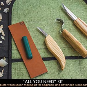 BeaverCraft S13 Wood Carving Tools Set - Spoon Carving Knives