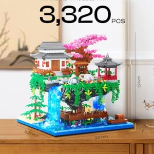 Cherry Bonsai Tree Building Set – 3320PCS with Light
