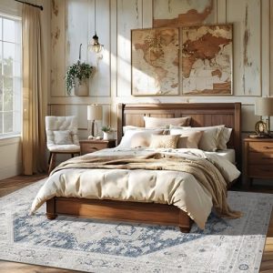 Washable Ultra Soft Vintage Area Rug