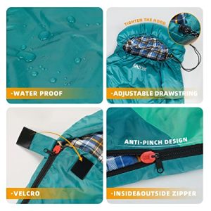 Camping Sleeping Bag – 32℉ for Adults and Kids
