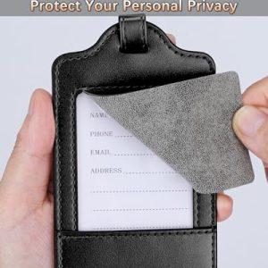 Teskyer Premium Luggage Tags: Stylish Travel Essential