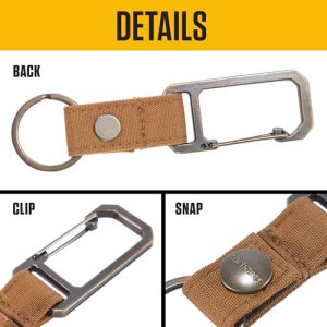 Carhartt Nylon Duck Key Keeper: Durable Unisex Keychain