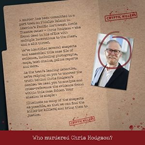 Cryptic Killers – Movie Theater Murder Mystery Game