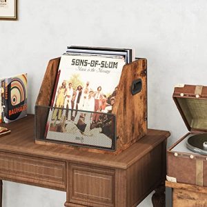 Homeiju Vinyl Record Storage Crate