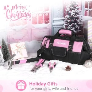 FASTPRO 267-Piece Pink Tool Set: Stylish DIY Gift