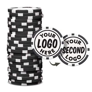 Custom Monogram Logo Poker Chips (50 Pack)