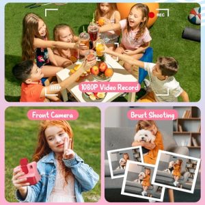 Kids Camera Instant Print – 1080P Selfie Camera