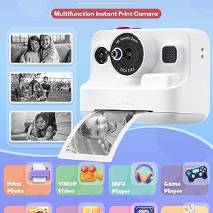 Dylanto Instant Print Camera for Kids – Portable Toy