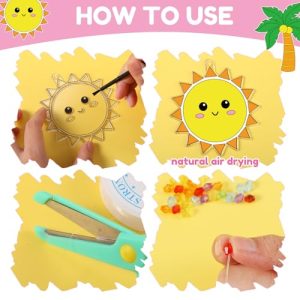 Dunzoom 30 Set Summer Window Art Suncatchers Kit