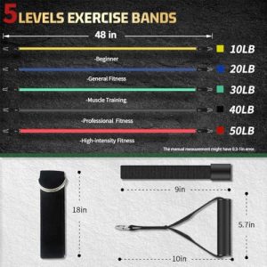 VEICK Exercise Bands Set: Ultimate Strength Training Gear