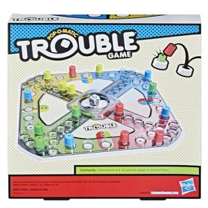 Hasbro Gaming Trouble Board Game – For Kids Ages 5+