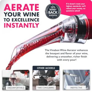 VINABON Wine Aerator Pourer: Enhance Wine Experience