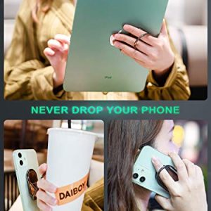 Phone Ring Holder Finger Kickstand: 360° Rotation