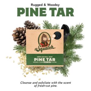 Dr. Squatch Pine Tar Bar Soap 5-Pack
