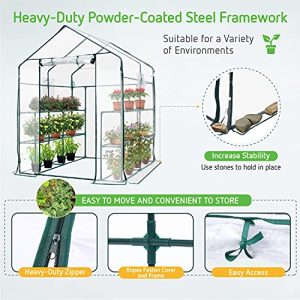 VIVOSUN Transparent Mini Walk-in Greenhouse: Plant Enthusiast’s Haven