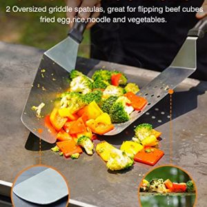 HOMENOTE Griddle Accessories Kit – 8 Pcs Commercial Grade