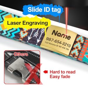 Personalized No Noise Dog Collar: Custom Gift for Pets