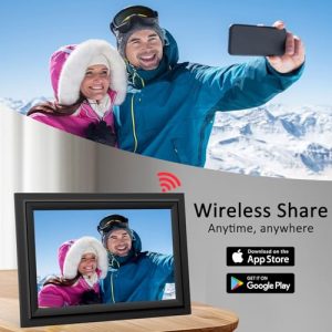 SAMMIX 10.1 Inch Digital Picture Frame – WiFi & Touch Screen