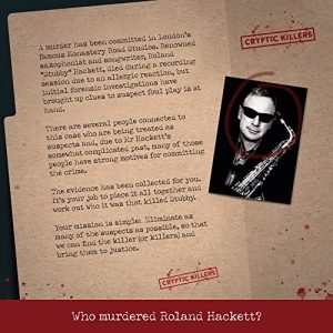 Cryptic Killers Unsolved Murder Mystery Game – Musician Murder