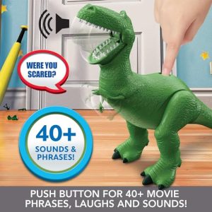 Rex Dinosaur Figure: Toy Story Roarin’ Laughs Gift