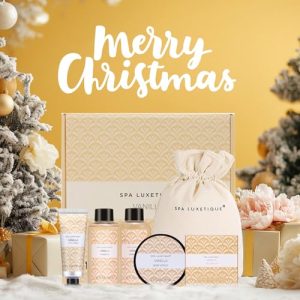 Spa Luxetique 6pc Vanilla Gift Set – Self-Care for Her