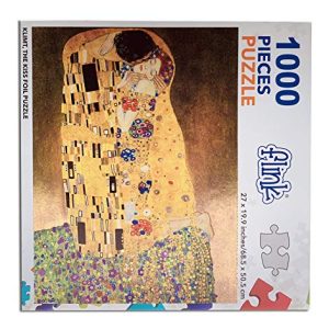 Klimt's The Kiss Foil 1000-Piece Puzzle
