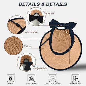 2024 Packable Straw Beach Hat