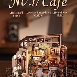 Rowood Miniature House Kit: DIY Tiny House with LED
