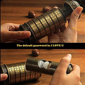 Cryptex Da Vinci Code Mini Lock Puzzle Box