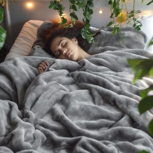 Bedsure Fleece Bed Blanket Queen Size