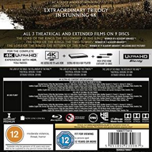 The Lord of the Rings Trilogy: Theatrical & Extended Collection [4K UHD]