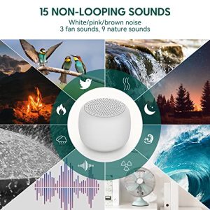 Babelio Mini White Noise Machine: Portable Serenity Essential