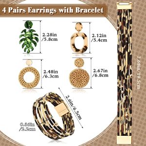 Hicarer Beach Purse Earrings Set