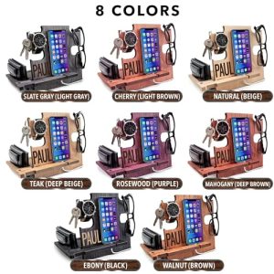 Personalized Wood Phone Docking Station