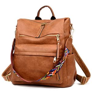 ZOCILOR Fashion Backpack Purse: Versatile Convertible Satchel for Women