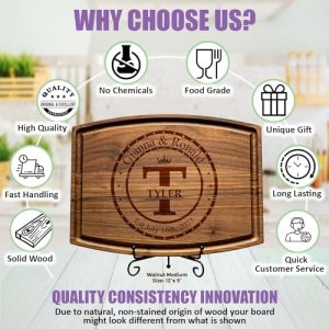 Tayfus Personalized Engraved Wood Cutting Board