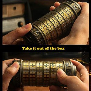 Cryptex Da Vinci Code Mini Lock Puzzle Box