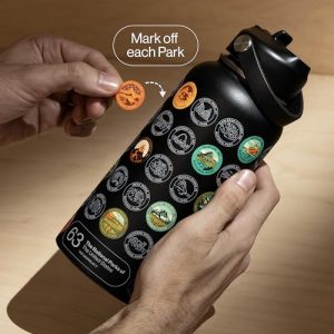 National Parks Water Bottle & Stickers Kit