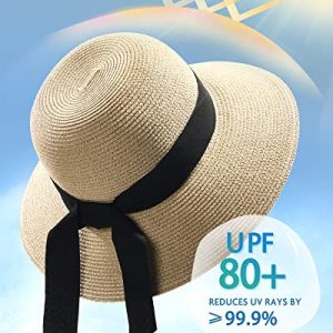 FURTALK Beach Sun Straw Hat