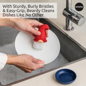 Beardy Dish Brush: Quirky Gift for Kitchen Lovers