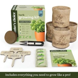 Indoor Herb Garden Starter Kit – Perfect Gift for Plant Lovers